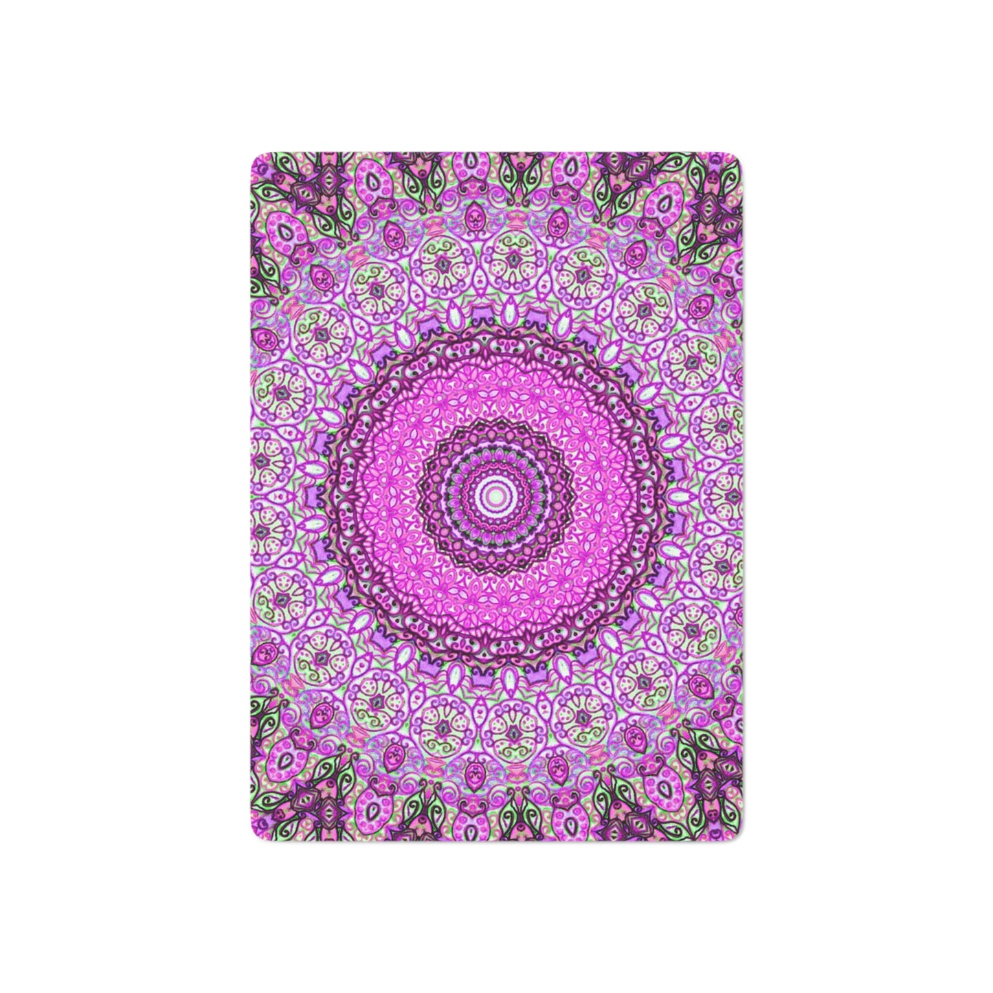 Mandala Playing Cards in Pink + Purple