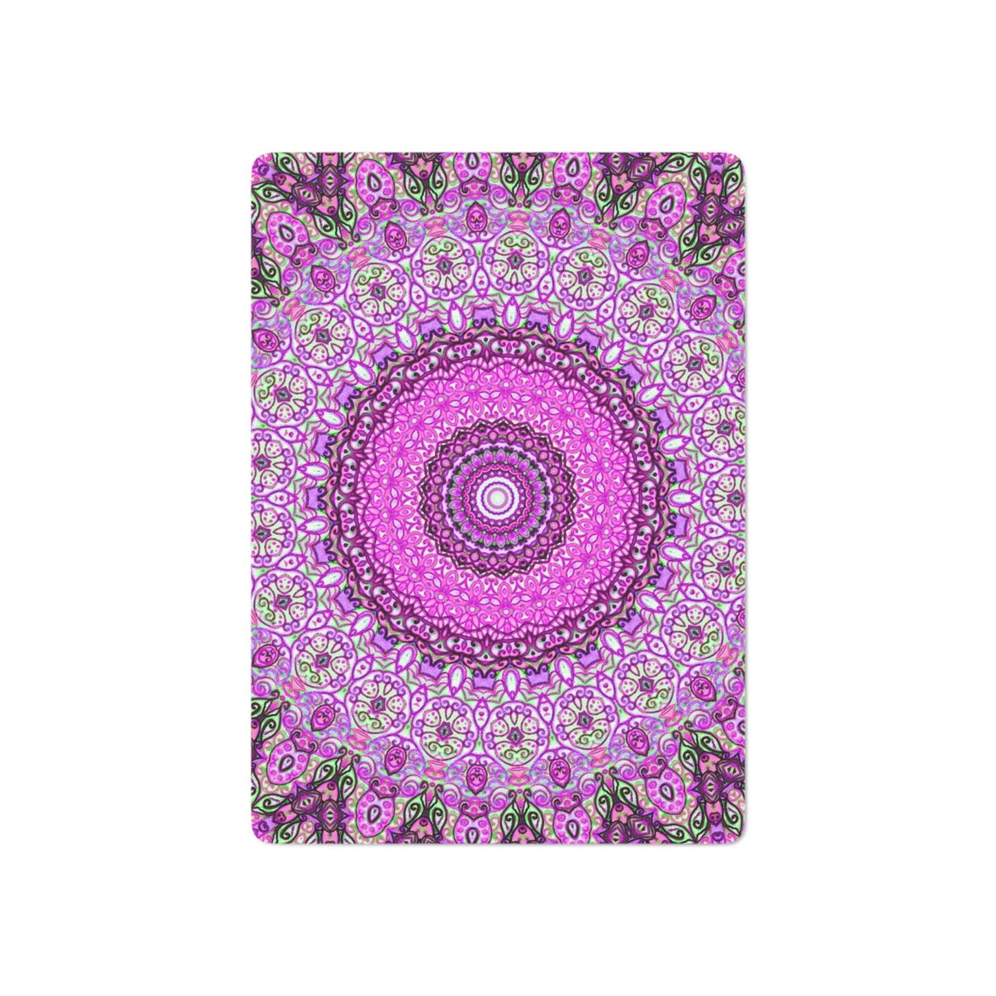 Mandala Playing Cards in Pink + Purple