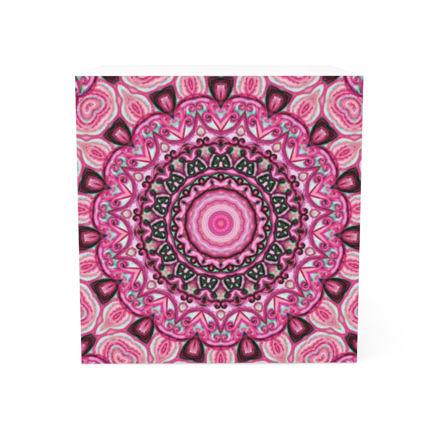 Mandala Note Cube (Pink)
