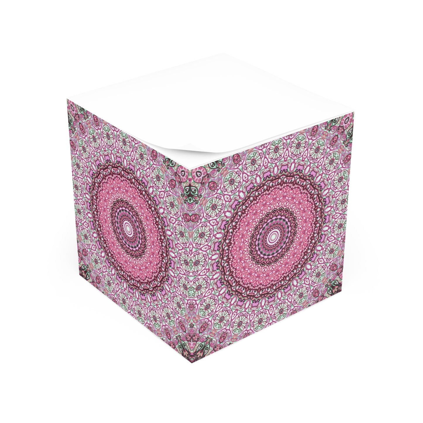 Mandala Note Cube (Pinks)