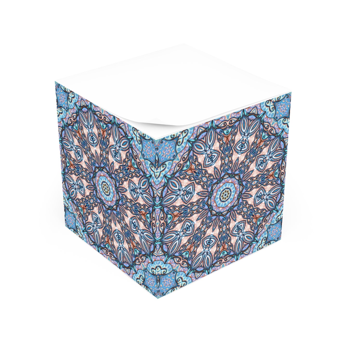 Mandala Note Cube (Blues)