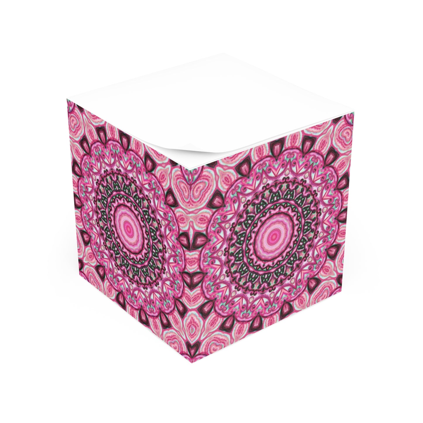 Mandala Note Cube (Pink)