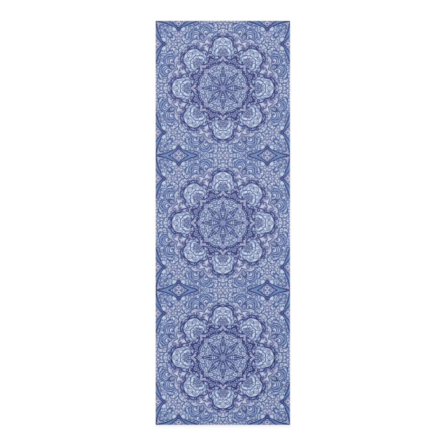 Mandala Yoga Mat in Blue