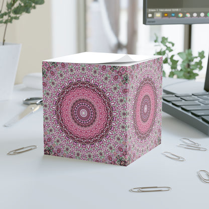 Mandala Note Cube (Pinks)